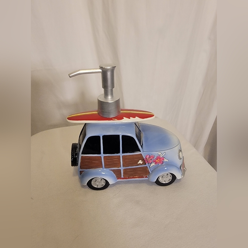 Rare Dean Miller Buggy And Surf Board Soap Dispenser